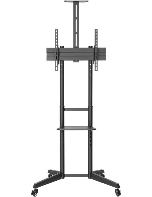 Goobay Floor stand | 59508 TV Presentation Stand Pro (Size L) | Adjustable Height, Tilt | 37-70 " | Black