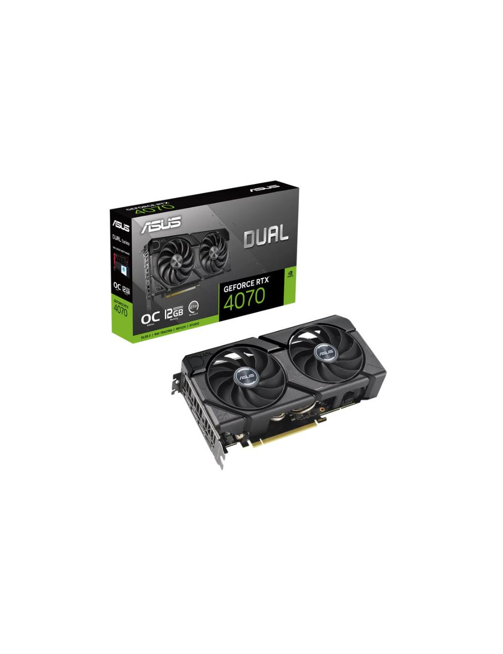 Graphics Card|ASUS|NVIDIA GeForce RTX 4070|12 GB|GDDR6|192 bit|PCIE 4.0 16x|Triple slot Fansink|1xHDMI|3xDisplayPort|DUAL-RTX407