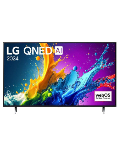 TV Set|LG|65"|4K/Smart|3840x2160|Wireless LAN|Bluetooth|webOS|Black|65QNED80T3A