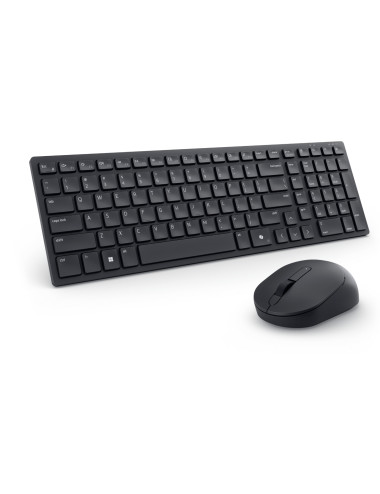 Dell | Silent Keyboard and Mouse | KM555 | Keyboard and Mouse Set | Wireless | Estonian (QWERTY) | Black | 2.4 GHz, Bluetooth 5.