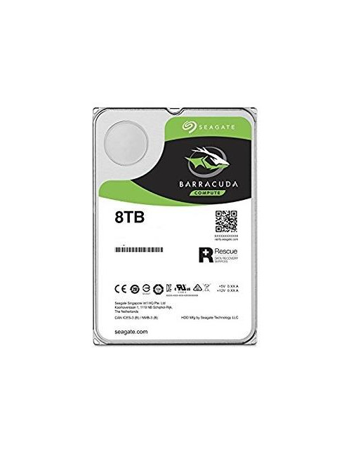 HDD|SEAGATE|Barracuda|8TB|SATA 3.0|256 MB|5400 rpm|Discs/Heads 4/8|3,5"|ST8000DM004