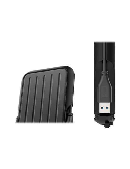 Silicon Power Portable Hard Drive | Armor A66 | 4000 GB | USB 3.2 Gen 1 | Black