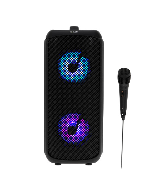 Adler Speaker with radio | AD 1903 | 2x5 W | Bluetooth | Black | Portable | Wireless connection