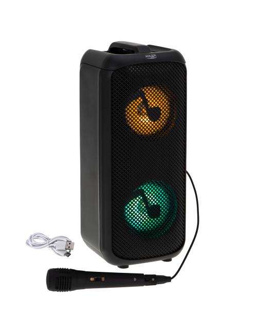 Adler Speaker with radio | AD 1903 | 2x5 W | Bluetooth | Black | Portable | Wireless connection