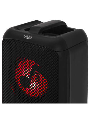 Adler Speaker with radio | AD 1903 | 2x5 W | Bluetooth | Black | Portable | Wireless connection