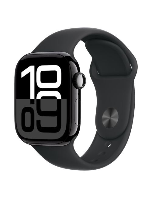 Apple Watch Series 10 | Smart watch | GPS (satellite) | Always-On Retina | Waterproof | Jet Black