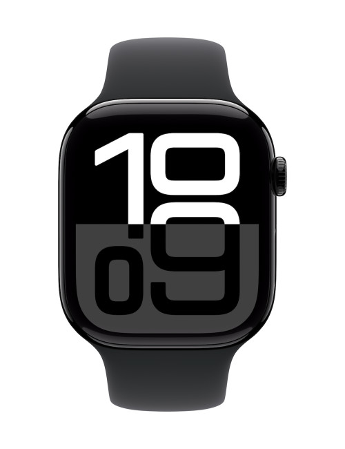 Apple Watch Series 10 | Smart watch | GPS (satellite) | Always-On Retina | Waterproof | Jet Black