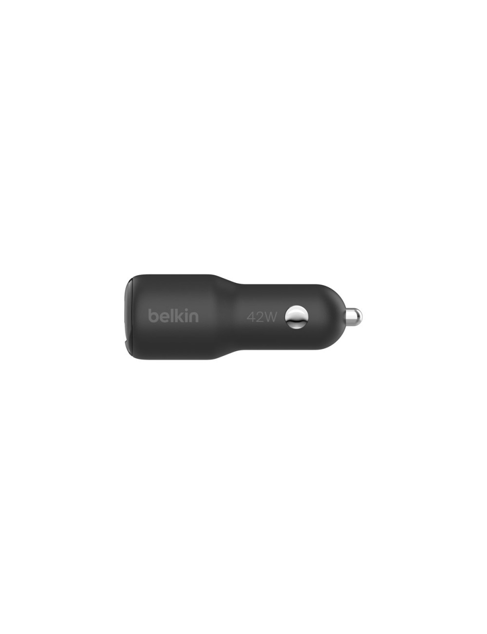 BELKIN BOOST CHARGE 42w - 30w USB-C PD PPS + 12w USB-A Car Charger, Black | Belkin