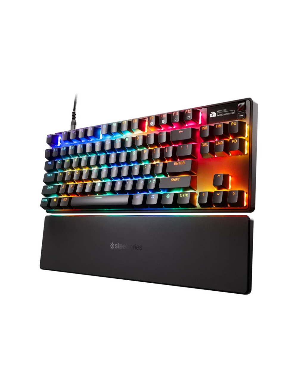 SteelSeries Apex Pro TKL Gen 3 | Gaming keyboard | Wired | US | Black | USB-C | OmniPoint 3.0 Adjustable HyperMagnetic Switches