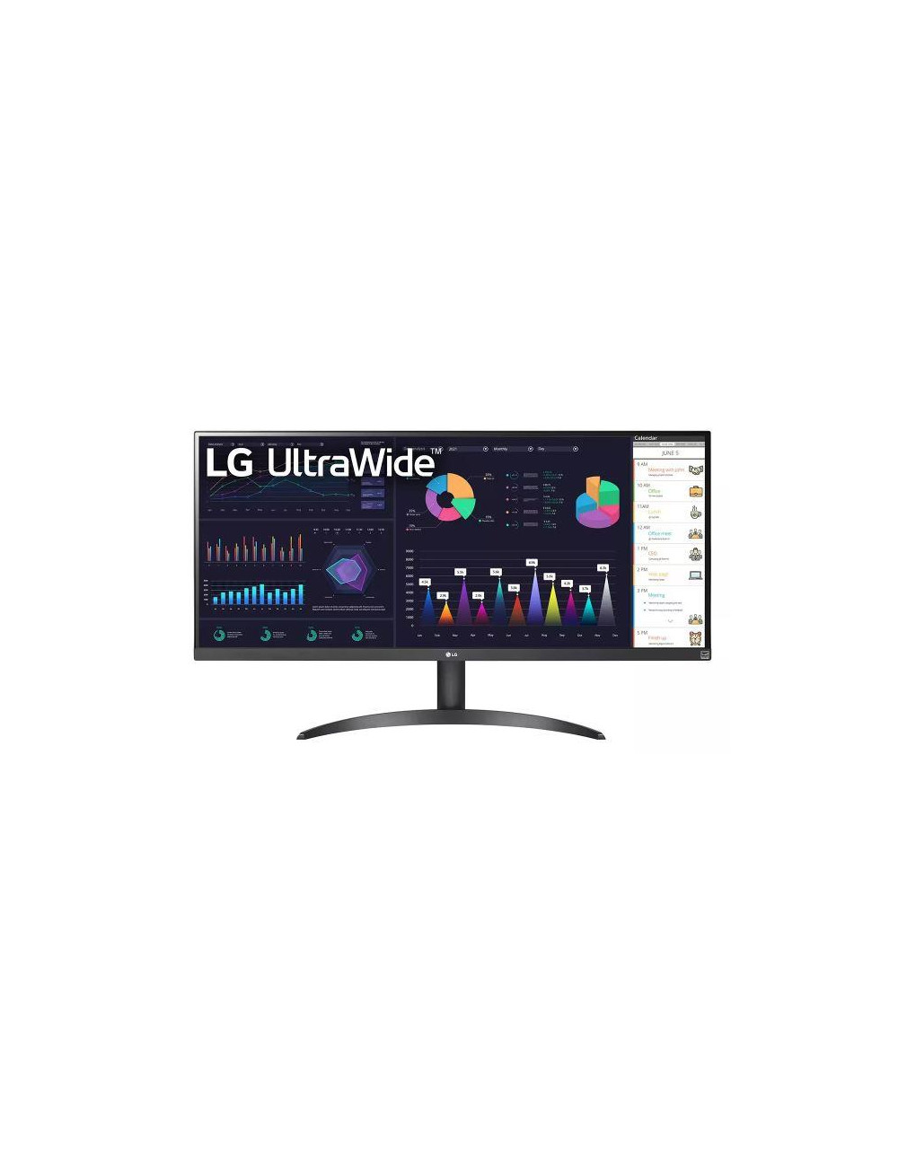 LCD Monitor|LG|34WQ500-B|34"|Business/21 : 9|Panel IPS|2560x1080|21:9|100hz|Matte|5 ms|Tilt|Colour Black|34WQ500-B