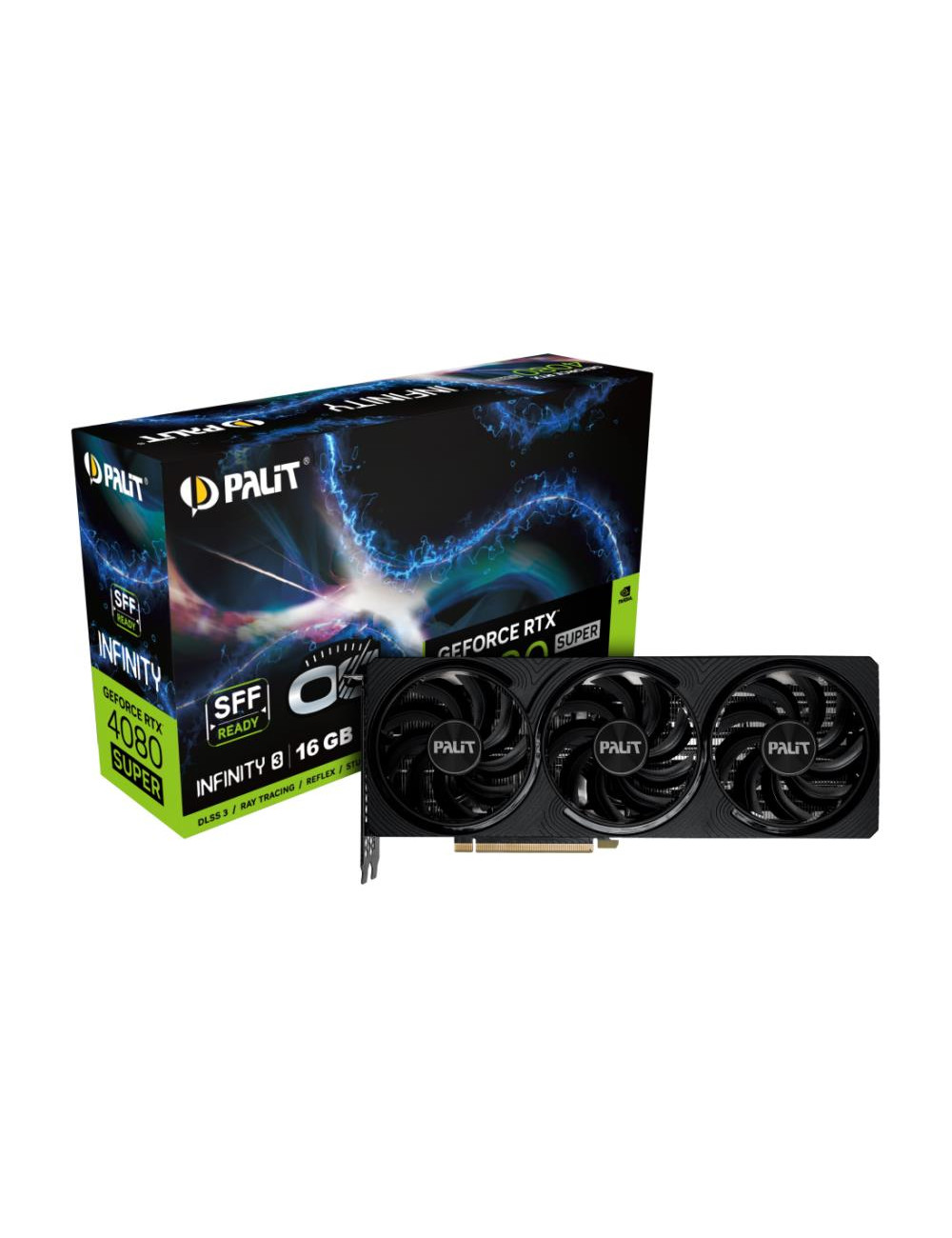 Graphics Card|PALIT|NVIDIA GeForce RTX 4080 SUPER|16 GB|GDDR6X|256 bit|PCIE 4.0 16x|GPU 2295 MHz|Two and Half Slot Fansink|1xHDM