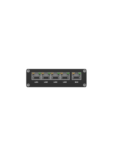 Ethernet Router | RUT301 | No Wi-Fi | 10/100 Mbit/s | Ethernet LAN (RJ-45) ports 5 | Mesh Support No | MU-MiMO No | No mobile br