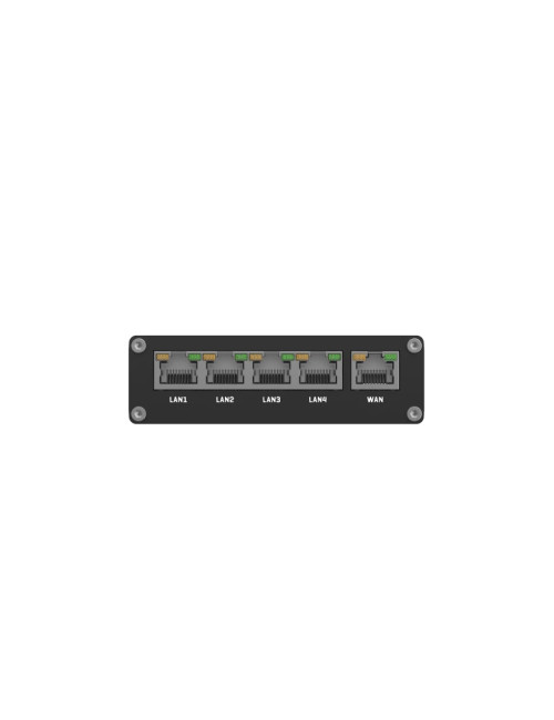 Ethernet Router | RUT301 | No Wi-Fi | 10/100 Mbit/s | Ethernet LAN (RJ-45) ports 5 | Mesh Support No | MU-MiMO No | No mobile br