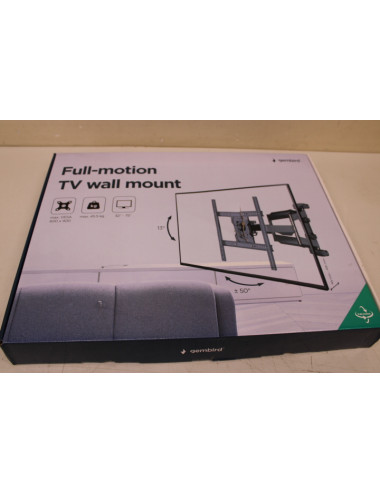 SALE OUT. Gembird WM-75ST-01 Full motion TV wall mount, 32 -75 , 45 kg | Gembird | Wall mount | WM-75ST-01 | Tilt, swivel, rotat