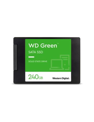 SSD|WESTERN DIGITAL|Green|240GB|SATA 3.0|SLC|Read speed 545 MBytes/sec|2,5"|MTBF 1000000 hours|WDS240G3G0A