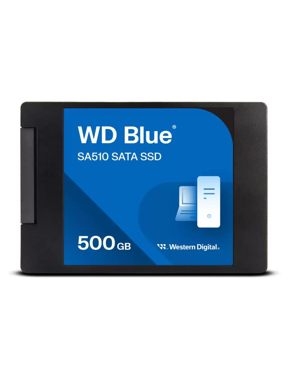 SSD|WESTERN DIGITAL|Blue SA510|500GB|SATA 3.0|Write speed 510 MBytes/sec|Read speed 560 MBytes/sec|2,5"|TBW 200 TB|MTBF 1750000 