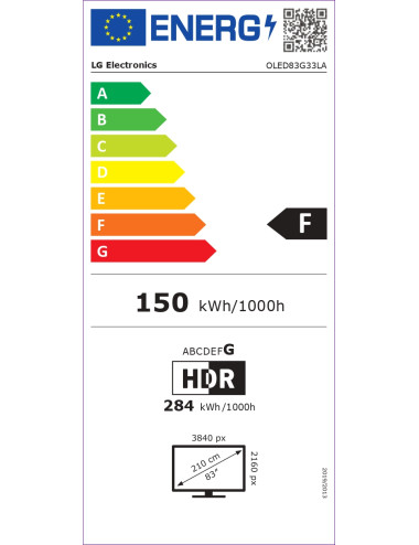 LG | OLED83G33LA | 83" | Smart TV | webOS 23 | 4K UHD