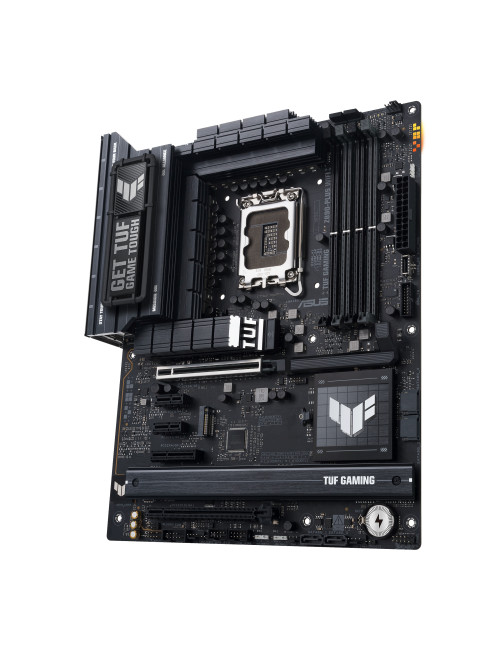 Asus TUF GAMING Z890-PLUS WIFI | Processor family Intel | Processor socket LGA1851 | DDR5 | Supported hard disk drive interfaces