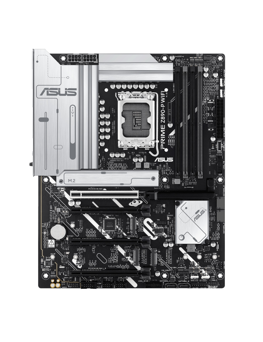 Asus PRIME Z890-P WIFI | Processor family Intel | Processor socket LGA1851 | DDR5 | Supported hard disk drive interfaces M.2, SA