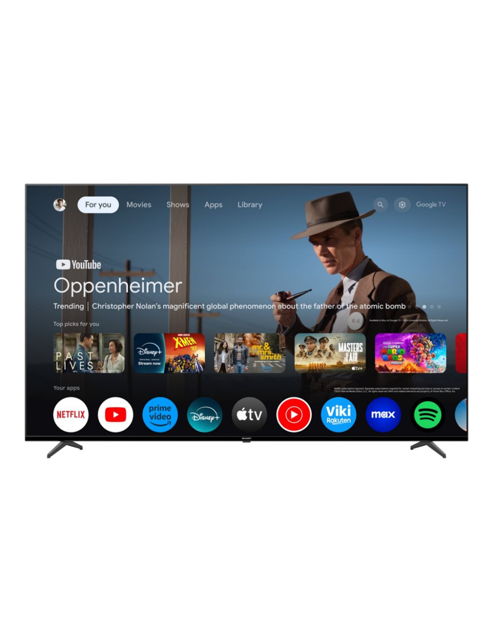 Sharp 70GL4260E | 70" | Smart TV | Google TV | 4K Ultra HD