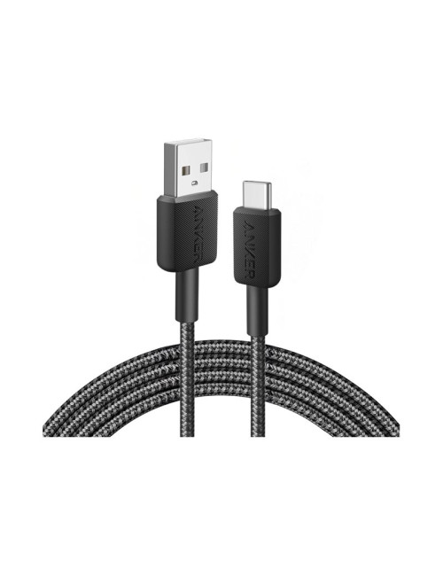 Anker 322 Braided Nylon Cable, Black | A81H5G11 | USB-A to USB-C