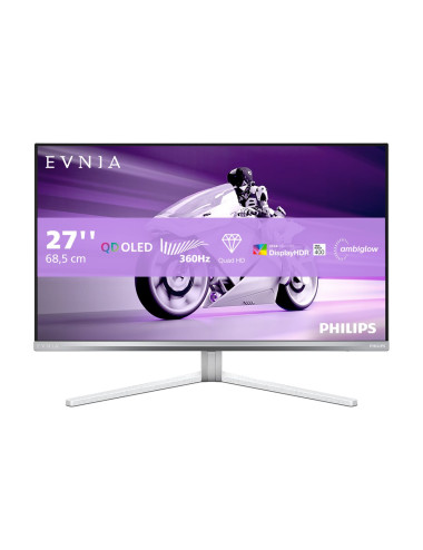 Philips 27M2N8500/00 | 27 " | OLED | 16:9 | 360 Hz | 0.03 ms | 2560 x 1440 pixels | 250 cd/m | HDMI ports quantity 2 | White