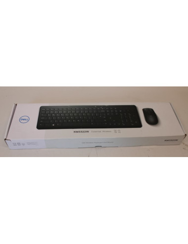 SALE OUT. Dell Keyboard and Mouse KM3322W Wireless US International, REFURBISHED | Dell Keyboard and Mouse | KM3322W | Keyboard 