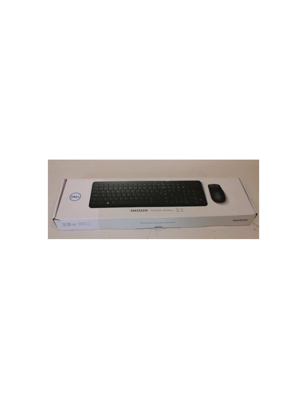 SALE OUT. Dell Keyboard and Mouse KM3322W Wireless US International, REFURBISHED | Dell Keyboard and Mouse | KM3322W | Keyboard 