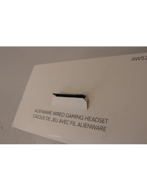 SALE OUT. Dell Alienware Wired Gaming Headset - AW520H (Lunar Light), UNPACKED, USED, DAMAGED PACKAGING | Dell | Alienware Wired