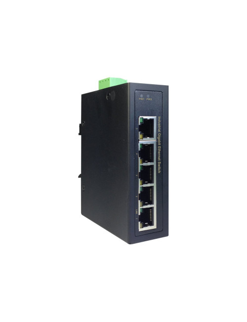 Digitus Industrial 5 Port Gigabit Switch | DN-651107 | Unmanaged | DIN rail mountable