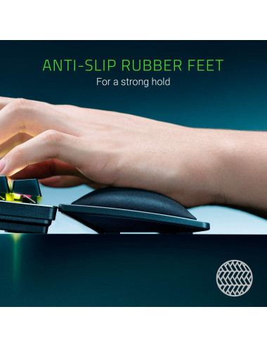 Razer Ergonomic Wrist Rest For Full-sized Keyboards | Razer | Ergonomic Wrist Rest | Wrist rest | N/A | N/A | Black