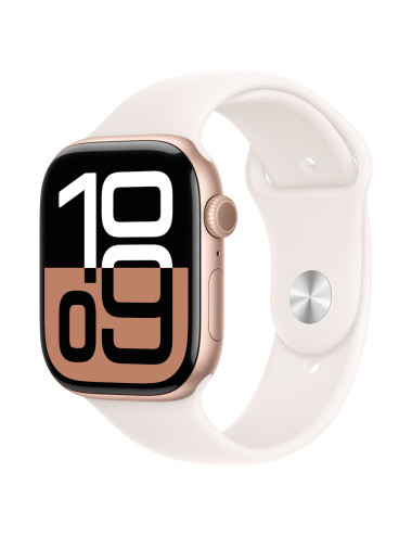 Apple Watch Series 10 | Smart watch | GPS (satellite) | Always-On Retina | Waterproof | Rose Gold