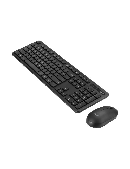 Asus | Keyboard and Mouse Set | CW100 | Keyboard and Mouse Set | Wireless | Mouse included | Batteries included | UI | Black