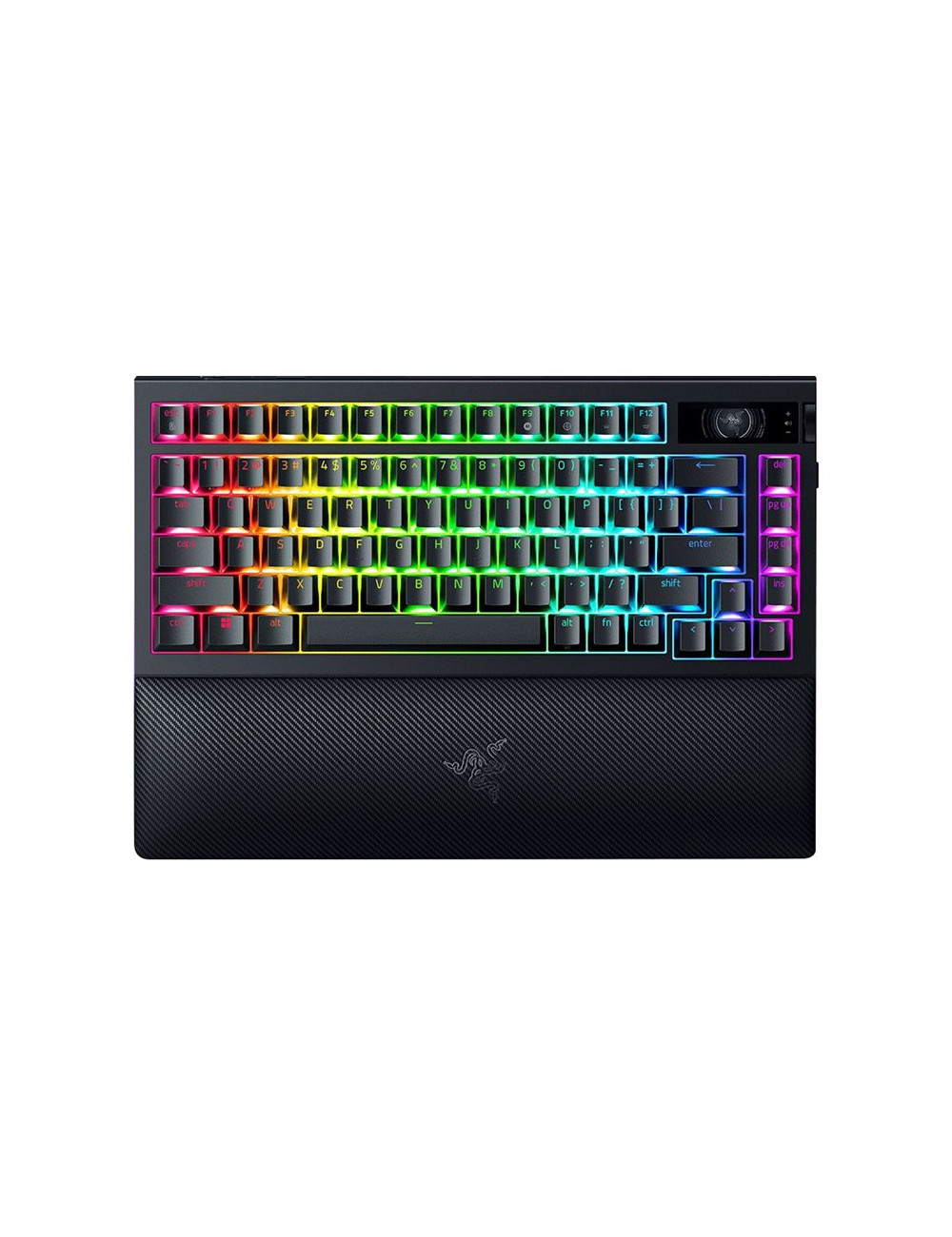 Razer | BlackWidow V4 Pro 75% | Mechanical Gaming Keyboard | 4K Hz Wireless | US | Black | Orange Tactile Switches Gen 3 | Wirel