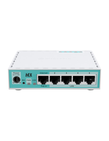 MikroTik RouterBOARD hEX | E50UG | 10/100/1000 Mbit/s | Ethernet LAN (RJ-45) ports 5 | Mesh Support No | MU-MiMO No | No mobile 