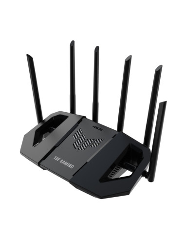 Asus | Dual Band WiFi 7 Extendable Gaming Router | TUF Gaming BE6500 | 802.11be | 6500 Mbit/s | Ethernet LAN (RJ-45) ports 4 | M