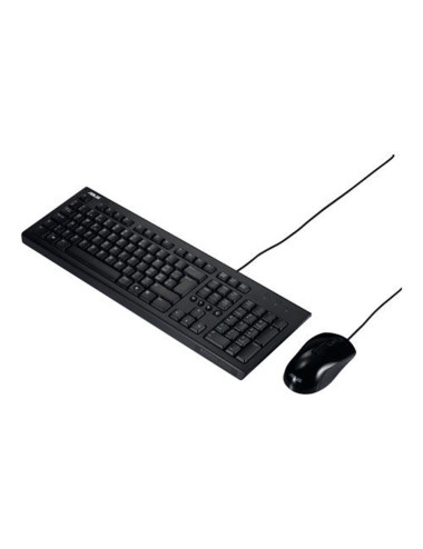 Asus U2000 | Keyboard and Mouse Set | Wired | US | Black