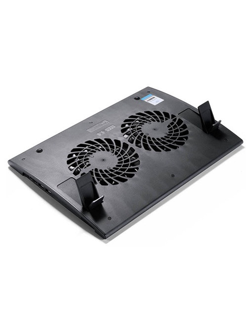 Deepcool | Laptop cooler Wind Pal FS , slim, portabel , highe performance, two 140mm fans, 2 xUSB Hub, up tp 17" | 382x262x46mm 