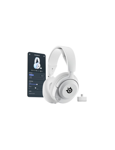 SteelSeries Gaming Headset | Arctis Nova 5P | Bluetooth | Over-ear | Microphone | Noise canceling | Wireless | White