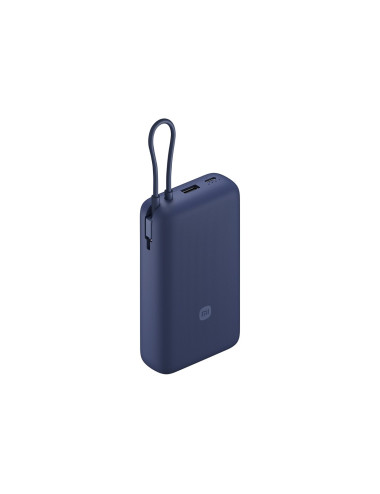 Xiaomi 33W Power Bank (Integrated Cable) | 20000 mAh | USB-C/USB-C cable/USB-A | Blue