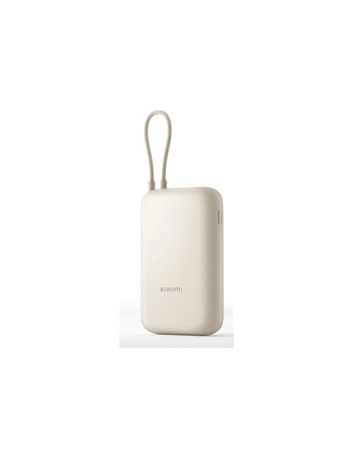 Xiaomi Power Bank (Integrated Cable) | 10000 mAh | USB-A/USB-C/USB-C cable | Tan