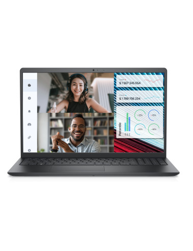 Dell | Vostro 3520 | Black | 15.6 " | WVA | FHD | 1920 x 1080 pixels | Anti-glare | Intel Core i3 | i3-1215U | 8 GB | DDR4 | Sol