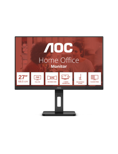 AOC | Monitor | Q27E3UMF | 27 " | VA | QHD | 16:9 | 75 Hz | 2560 x 1440 | 300 cd/m | HDMI ports quantity 1 | Black