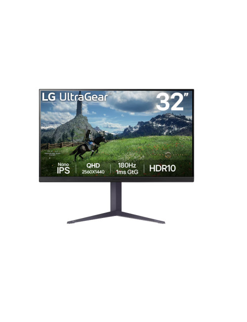 LG 32GS85Q-B | 32 " | IPS | QHD | 16:9 | 180 Hz | 1 ms | 2560 x 1440 pixels | 350 cd/m | HDMI ports quantity 2