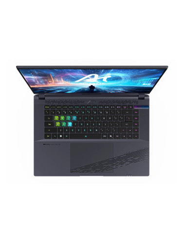 AORUS 9KG-43EEC54SH | Dark gray | 16 " | QHD | 2560 x 1600 pixels | 165 Hz | Intel Core i7 | i7-13650HX | 16 GB | SODIMM DDR5 | 