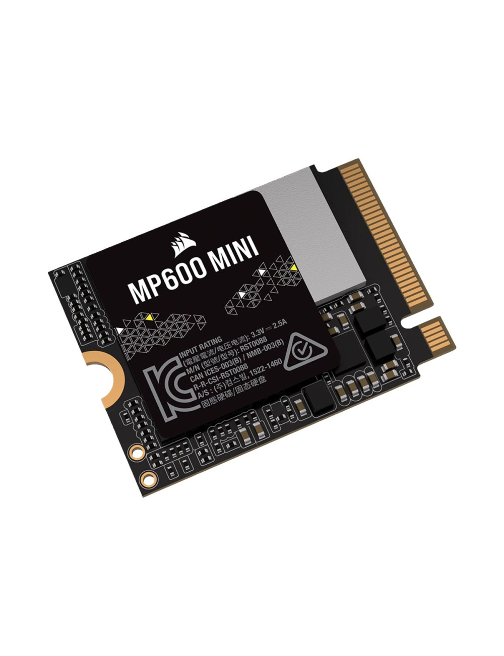 Corsair MP600 MINI | 1000 GB | SSD form factor M.2 2230 | Solid-state drive interface PCIe Gen4x4 | Read speed 7000 MB/s | Write