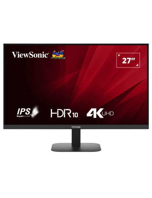 LCD Monitor|VIEWSONIC|VA2708-4K-HD|27"|Panel IPS|3840x2160|16:9|60 Hz|Matte|4 ms|Tilt|Colour Black|VA2708-4K-HD