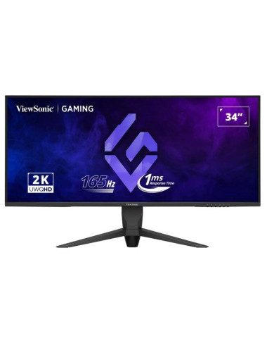 LCD Monitor|VIEWSONIC|34"|Gaming/21 : 9|Panel VA|3440x1440|21:9|165 Hz|Matte|1 ms|Swivel|Height adjustable|Tilt|Colour Black|VX3