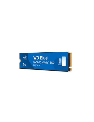 SSD|WESTERN DIGITAL|Blue SN5000|1TB|M.2|PCIe Gen4|NVMe|Write speed 4900 MBytes/sec|Read speed 5150 MBytes/sec|2.38mm|TBW 600 TB|