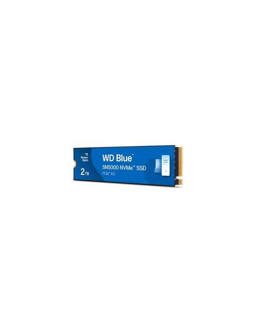 SSD|WESTERN DIGITAL|Blue SN5000|2TB|M.2|PCIe Gen4|NVMe|Write speed 4850 MBytes/sec|Read speed 5150 MBytes/sec|2.38mm|TBW 900 TB|